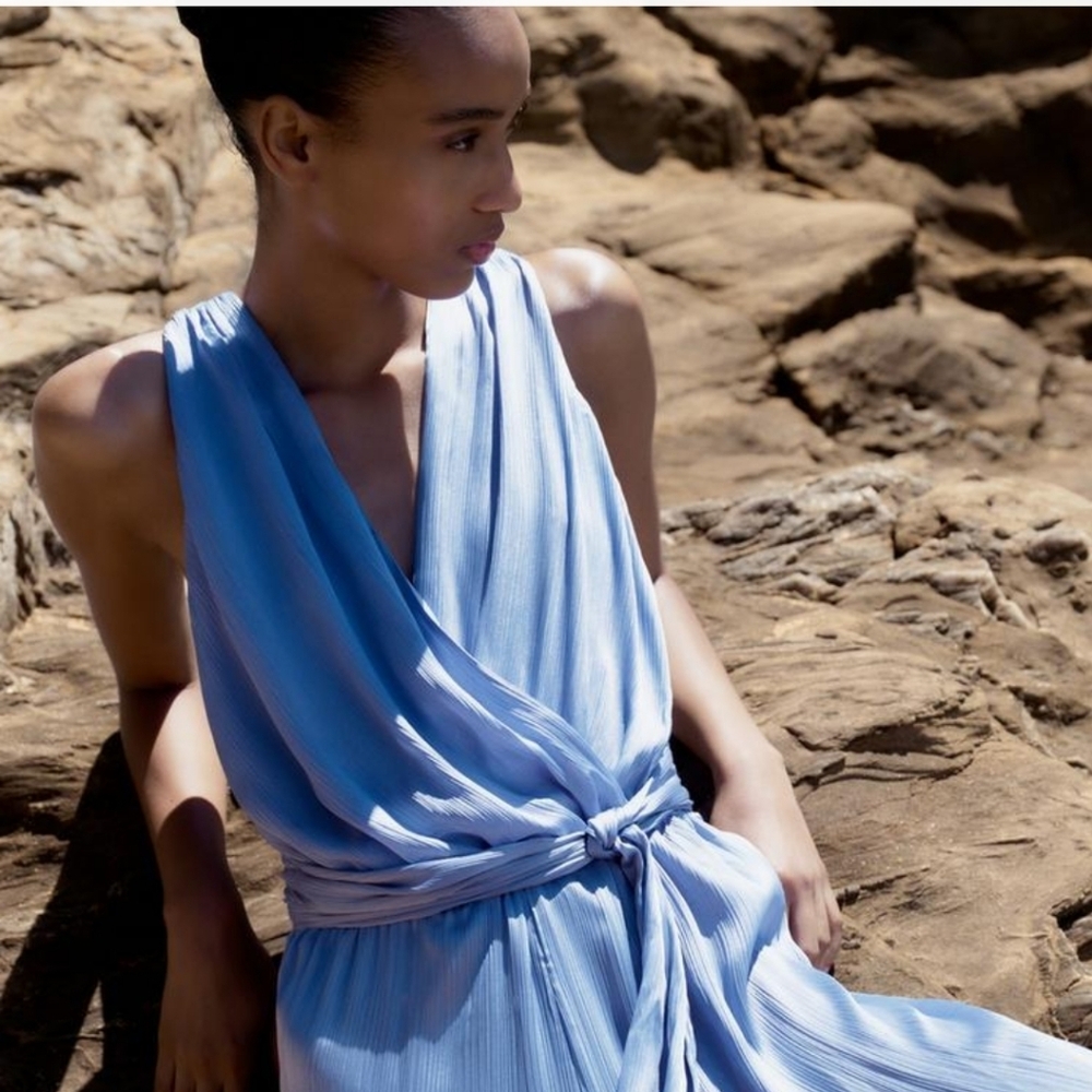 Elegant Blue Jumpsuit